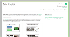 Desktop Screenshot of agilecrossing.com